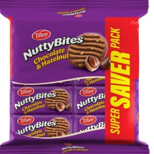 tiffany nutty bites chocolate & hazelnut 8x72g