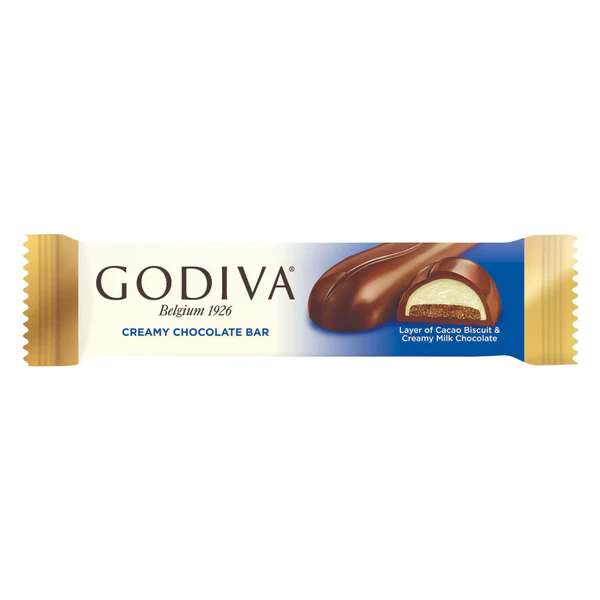 godiva belgium creamy chocolate bar 35g godiva belgium creamy chocolate bar 35g