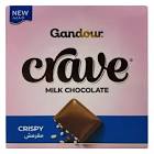 gandour crave milk chocolate crispy 12x32g (384g)
